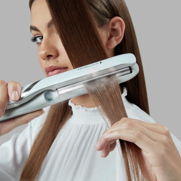 Pegla za kosu REMINGTON Hydraluxe Pro S9001 (keramički Moisture Lock sustav grijanja, Hydracare Mist, 5 temperaturnih razina 170–230 °C, digitalni display, automatsko isključivanje, kabel 3 m)-5
