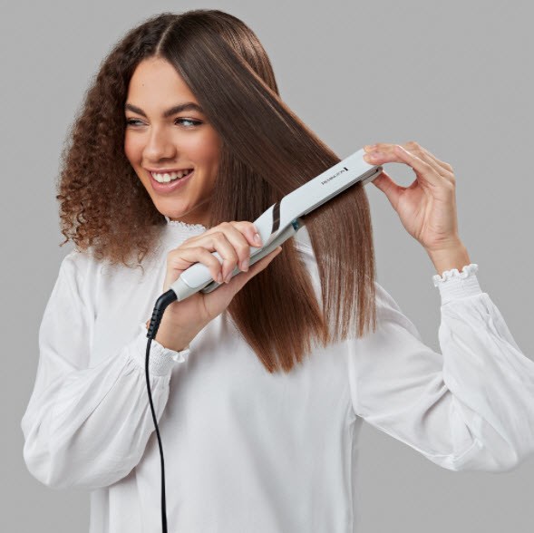 Pegla za kosu REMINGTON Hydraluxe Pro S9001 (keramički Moisture Lock sustav grijanja, Hydracare Mist, 5 temperaturnih razina 170–230 °C, digitalni display, automatsko isključivanje, kabel 3 m)-9