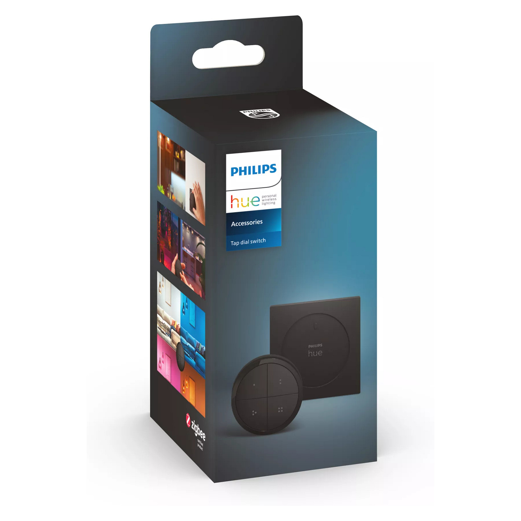 Prekidač s biranjem Philips HUE (PHILIPS, Tap dial switch black) (Crna)-4