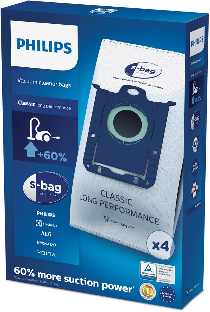 Philips s-bag 4 x dust bags Vacuum cleaner bags-0