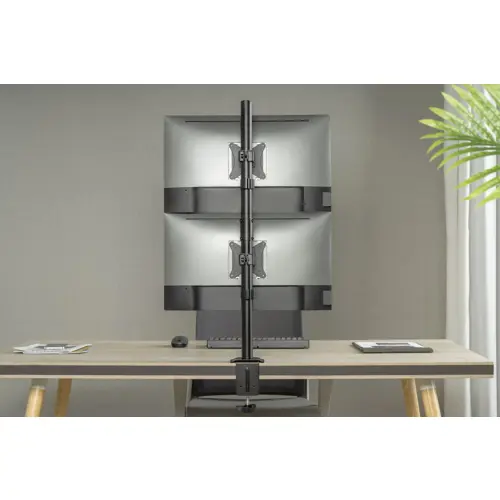 Podesivi stolni nosač za dva monitora GEMBIRD MA-D2-02 (17"-32", nosivost 9kg)-26