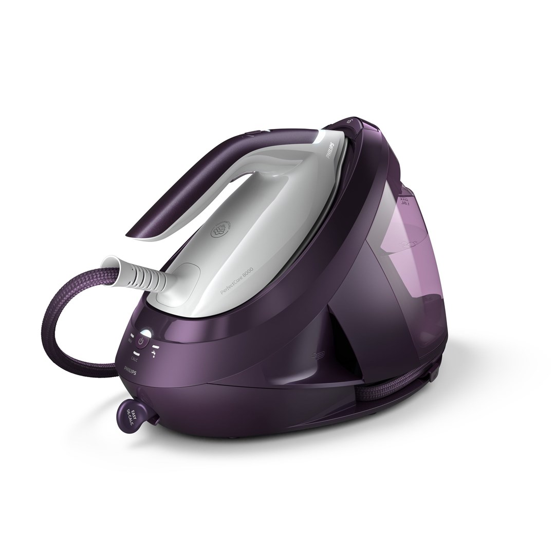 Postaja za glačanje PHILIPS PSG8050/30 (ljubičasta, 2700 W, zapremnina 1.8 L, SteamGlide ploča za glačanje)-1