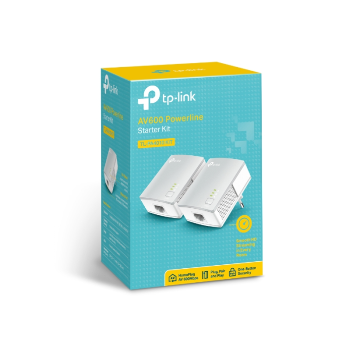 Powerline adapter TP-LINK TL-PA4010 KIT AV600 (brzina prijenosa do 600Mbps, Plug and Play, štednja energije)-2