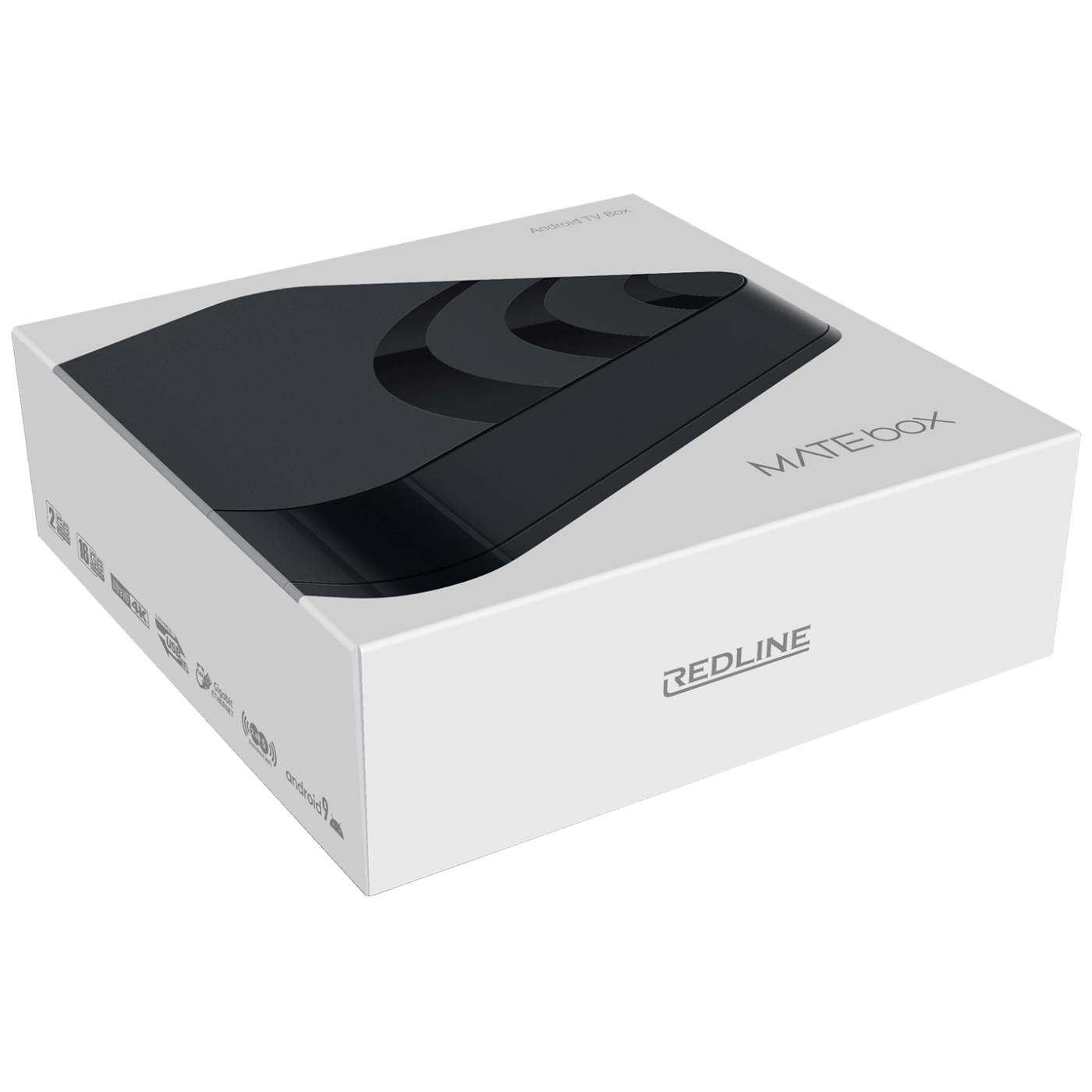 Prijemnik Android REDLINE, 2/16GB DDR4, 4K, HDR, LAN/WiFi, HDMI - MATE Box-1