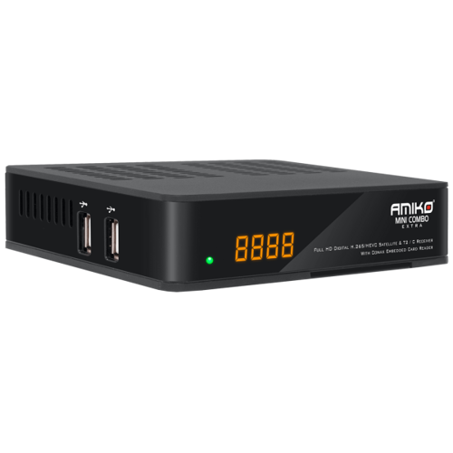 Prijemnik DVB-T COMBO AMIKO MINI COMBO EXTRA DVB-S2/T2/C H.265 HEVC-2