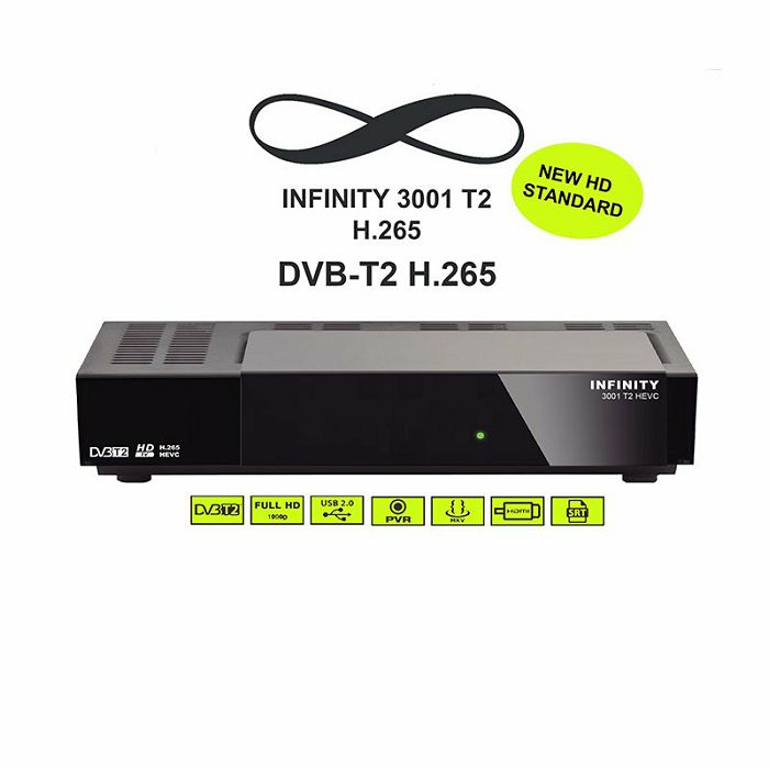 Prijemnik DVB-T INFINITY 7001 DVB-T2 HEVC