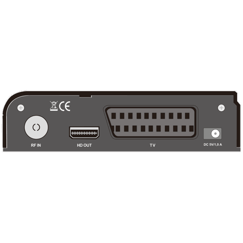 Prijemnik DVB-T2 AMIKO DVB-T2, H.265, Media Player,USB - T765-1