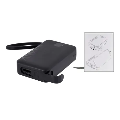 Prijenosna baterija ANKER 335 20K (s ugrađenim USB-C kabelom, crna)-13