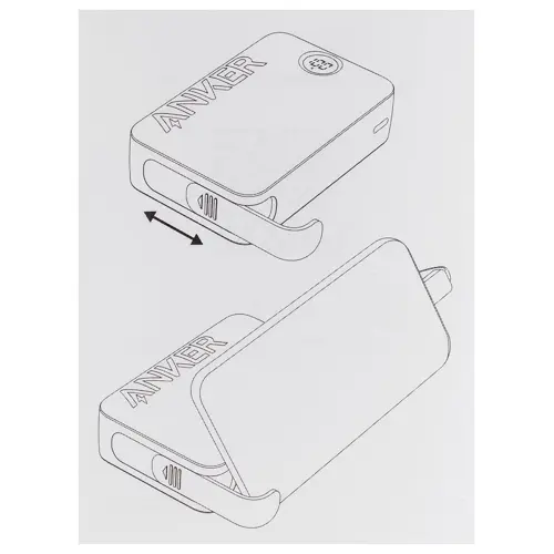 Prijenosna baterija ANKER 335 20K (s ugrađenim USB-C kabelom, crna)-16