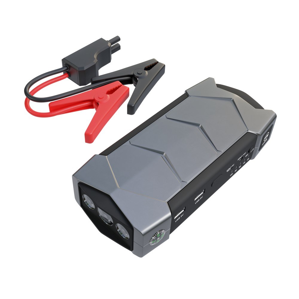Prijenosna baterija za pokretanje automobila EXTRALINK Jump Max7 (10000mAh, 3x LED svjetiljka, kompas, čekić)-4