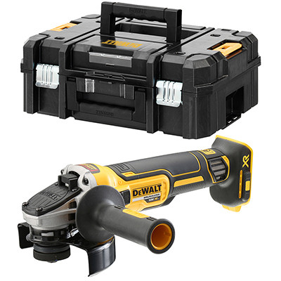 Prijenosna brusilica DeWALT DCG405NT-XJ (crna, žuta, 9000 okretaja u minuti)-0