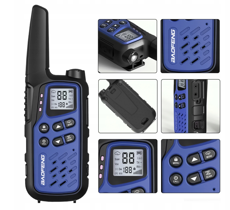 Walkie-Talkie Baofeng BF-T25E Blue-9