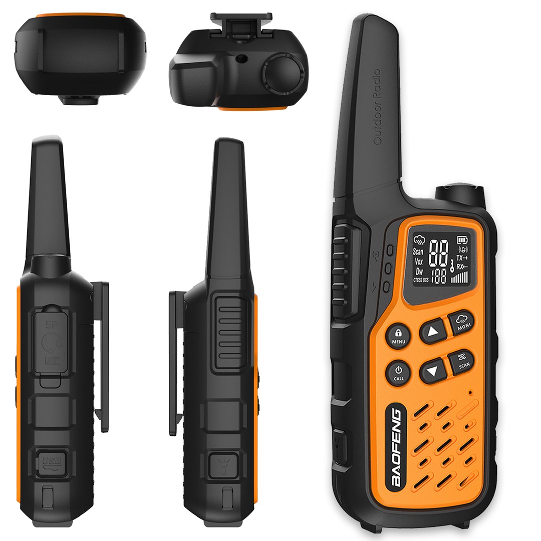 Radiotelefon BAOFENG Walkie-talkie BF-T25E narančasta