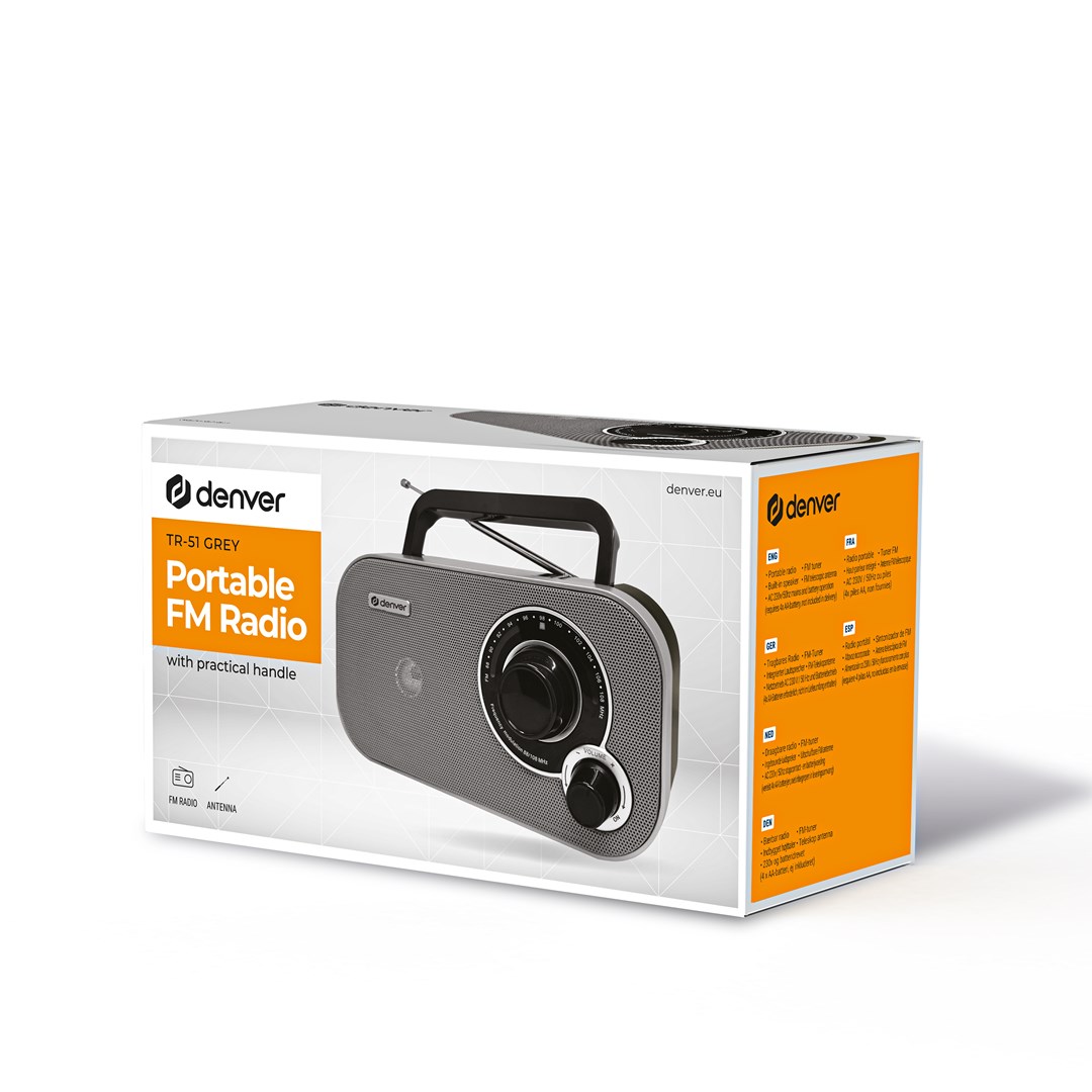 FM Radio Denver TR-51 gray-8