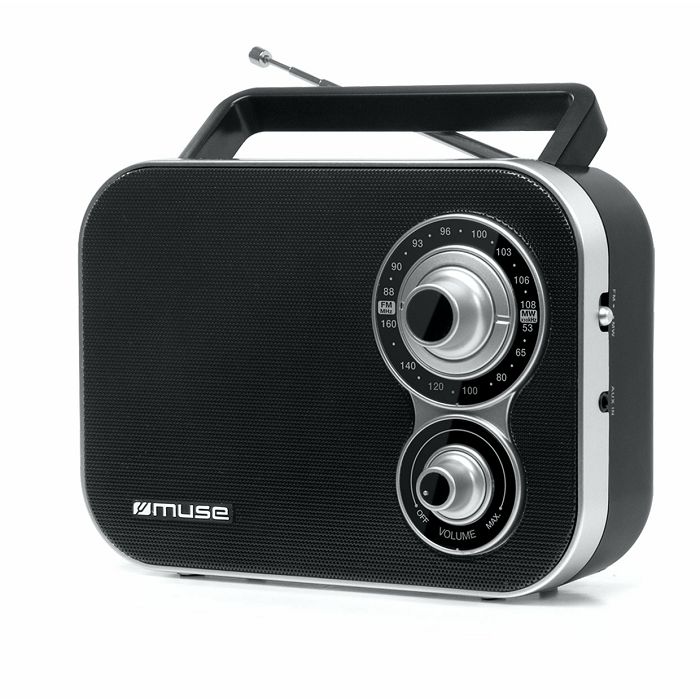 Prijenosni radio MUSE FM/MW M-051R (crni)-0