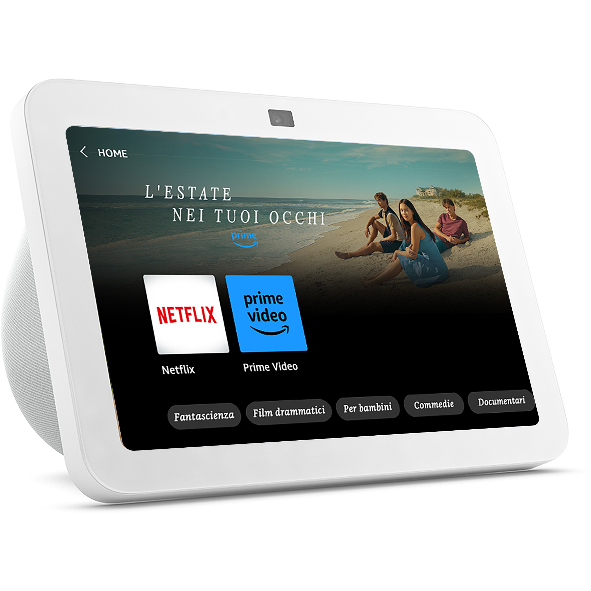 Pametni zaslon AMAZON Echo Show 8 (3. generacija, HD zaslon, Alexa) bijeli