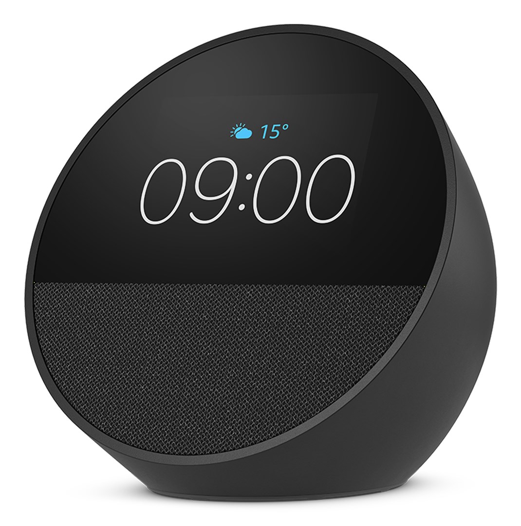 Budilica AMAZON Echo Spot (2.83" dodirni zaslon, Bluetooth, WiFi, Alexa) crna-0