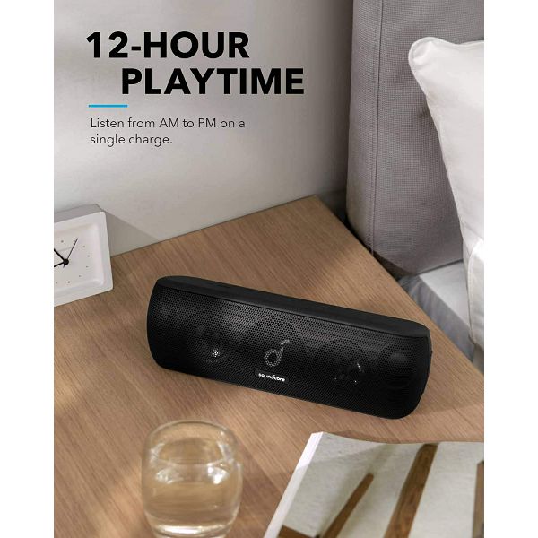 Bluetooth zvučnik ANKER Soundcore Motion + (IPX7 vodooptoran, baterija 12h, Bluetooth, crni)-6