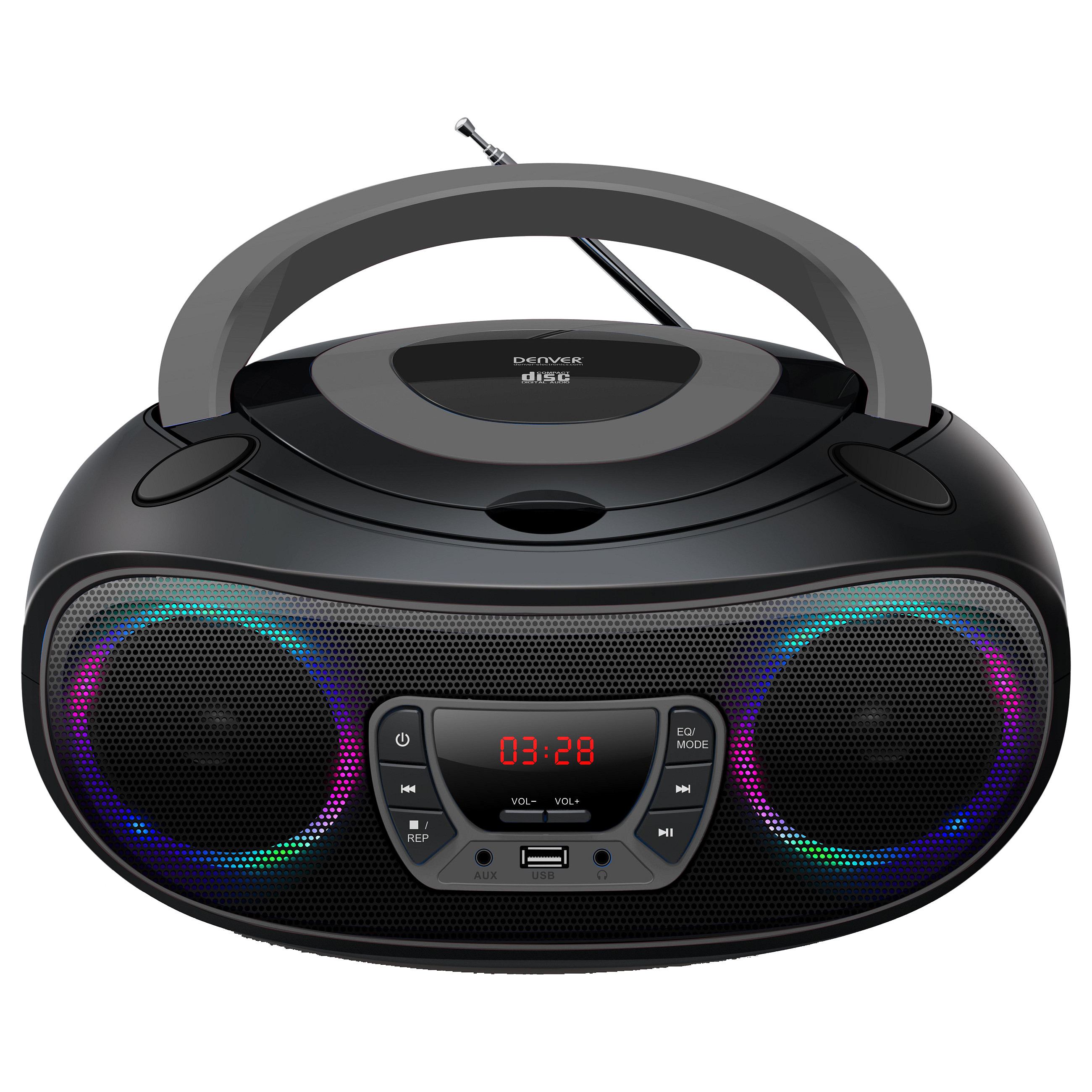Bluetooth zvučnik DENVER TCL-212BT sivi (Bluetooth, USB, FM radio)