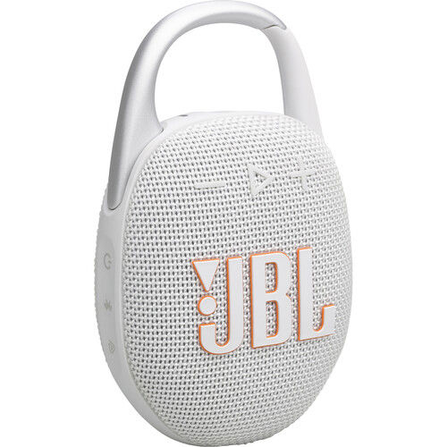 Bluetooth zvučnik JBL CLIP 5 bijeli (IP67 vodootporan, baterija 15h, Bluetooth)