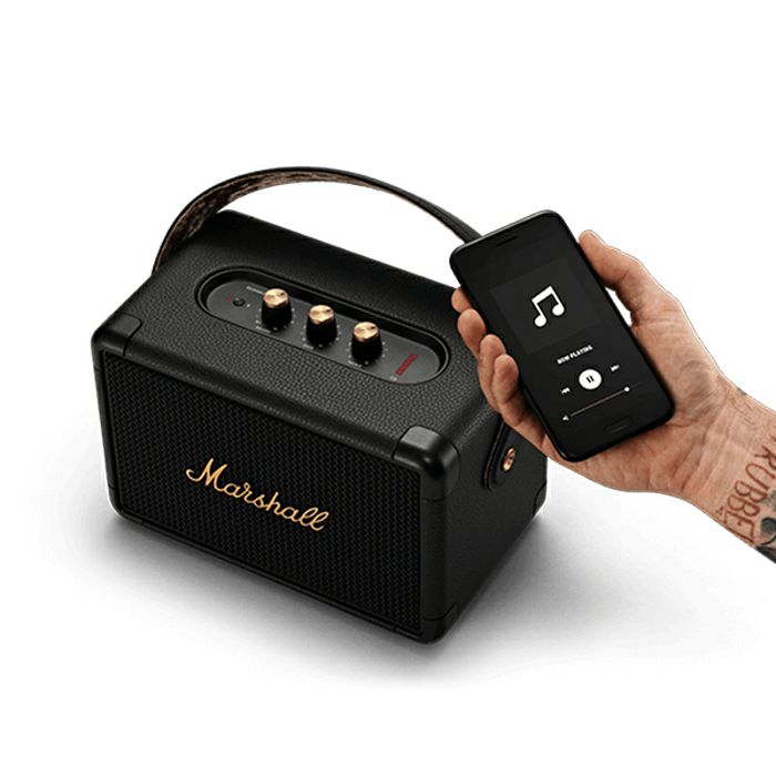 Bluetooth zvučnik MARSHALL Kilburn II crni/plišani (Bluetooth, baterija 20h)-2