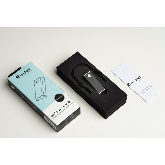 Prijenosno pojačalo za slušalice PRO-JECT DAC Box E Mobile crno-1