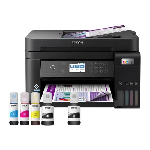 Multifunkcijski printer EPSON EcoTank L6270, C11CJ61403, 4800 x 1200 DPI, USB, LAN, Wi-Fi, crni-1