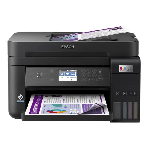 Multifunkcijski printer EPSON EcoTank L6270, C11CJ61403, 4800 x 1200 DPI, USB, LAN, Wi-Fi, crni-0