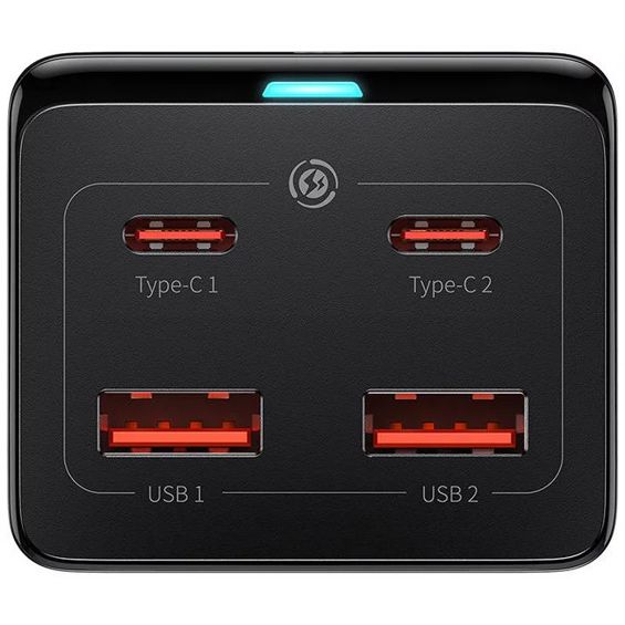 Produžna Utičnica/Kućni Punjač BASEUS GaN3 Pro Desktop 100W, Kabel C-C, Black, PSZM000401-4