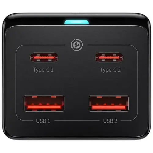 Produžna Utičnica/Kućni Punjač BASEUS GaN3 Pro Desktop 100W, Kabel C-C, Black, PSZM000401-2