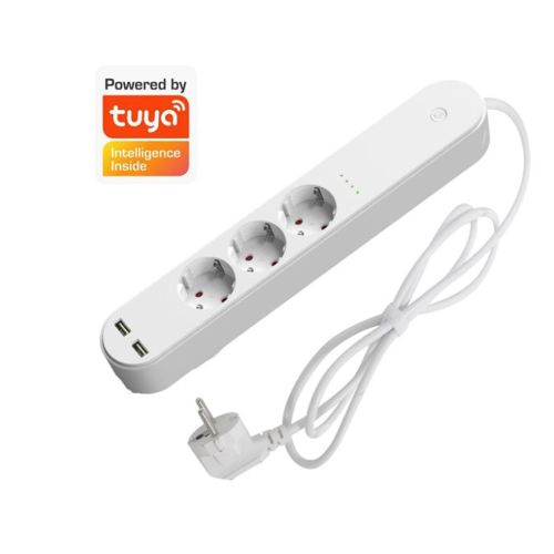 Pametni produžni kabel s razdjelnikom DENVER SHP-310, s USB portovima-1