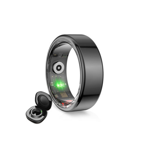 Prsten pametni KSIX SATURN, vel. S, Aut. 3 dana, aktivnost i zdravlje, crni-0