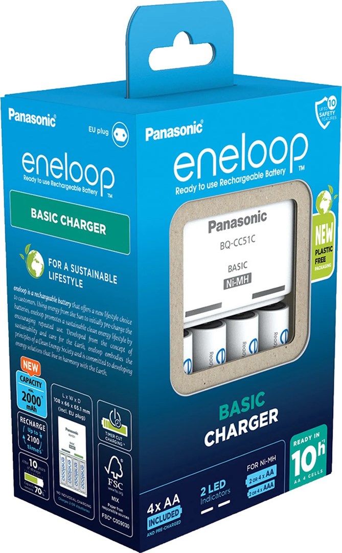 Basic punjač ENELOOP + 4AA-2