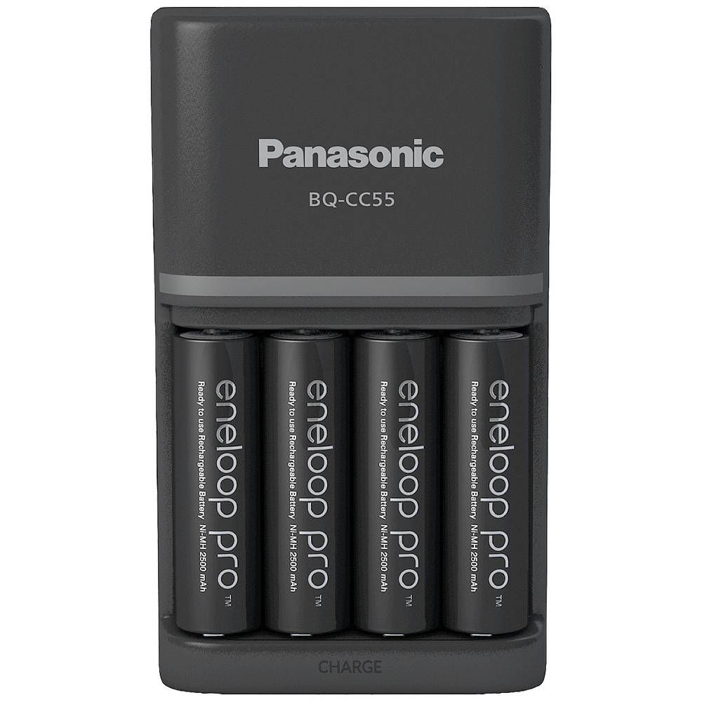 Punjač baterija PANASONIC Eneloop Pro BQ-CC55E + baterije 4xAA 2500mAh-2