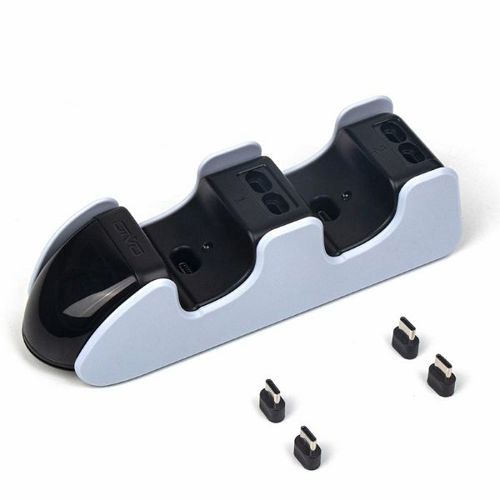 Punjač DOBE IV-P5207, Dual Dock za PS5 Kontrolere, horizontalni bijeli