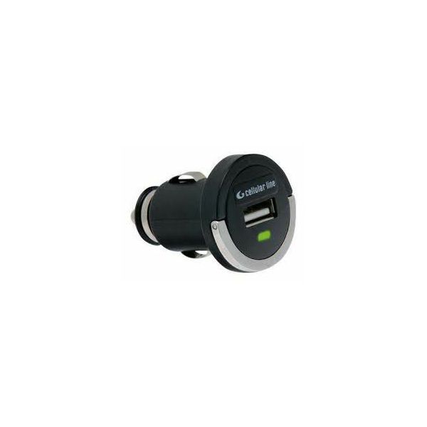 Auto punjač za mobitel CELLULARLINE USB MICRO CAR CHARGER crni