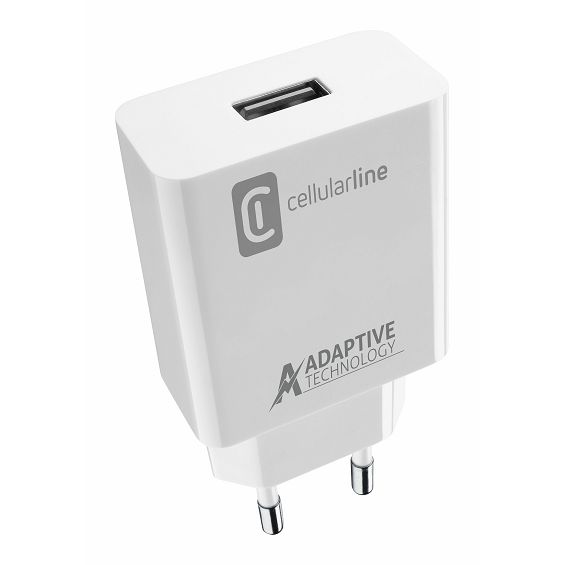 Kućni punjač za mobitel s kablom CELLULARLINE USB TYPE-C SAMSUNG 2A/15W bijeli-1
