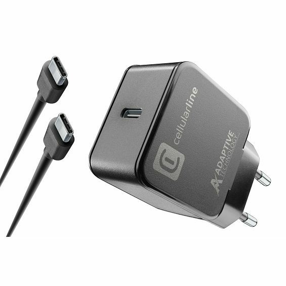 Punjač za mobitel CELLULARLINE USB-C i Type-C 15W-1