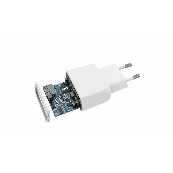 Kućni punjač za mobitel s kablom CELLULARLINE 5V 2A, iPhone lightning bijeli-3