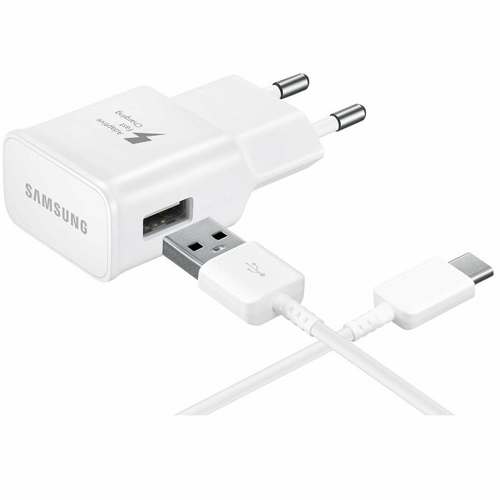 Kućni punjač za mobitel s kablom SAMSUNG USB - TYPE C EP-TA20EWECGW