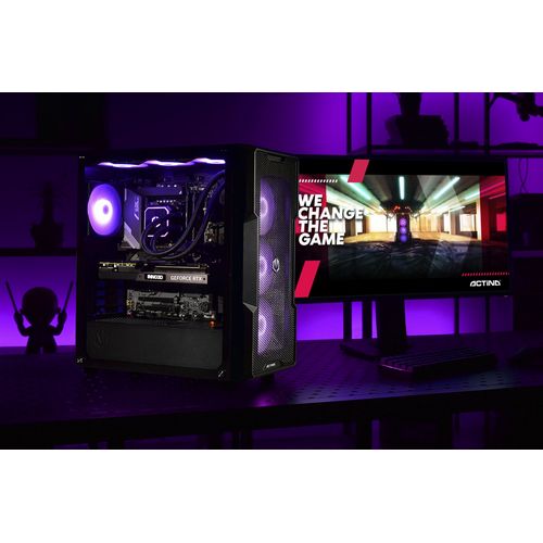 Računalo ACTINA Midi Tower (AMD Ryzen 7 7800X3D, 32GB RAM, 1TB SSD, NVIDIA GeForce RTX 4070 Ti, no OS) crno-17