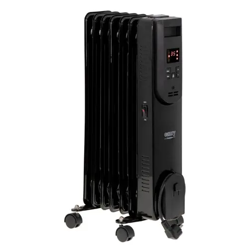Uljni radijator CAMRY CR 7812 (7 rebara, 1500W) crni-4