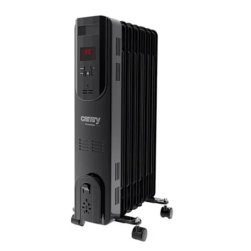 Uljni radijator CAMRY CR 7812 (7 rebara, 1500W) crni-1