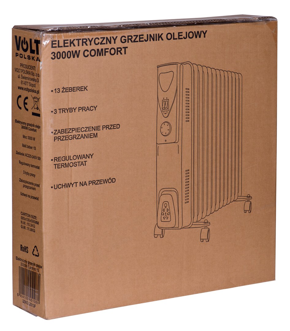 Električni uljni radijator VOLT POLSKA Comfort 13 (3000W)-5