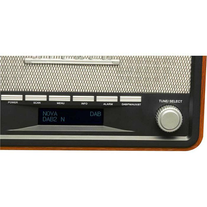 Retro DAB+/FM radio Denver DAB-18 dark wood-1