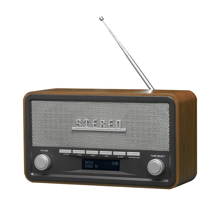 Retro DAB+/FM radio Denver DAB-18 dark wood
