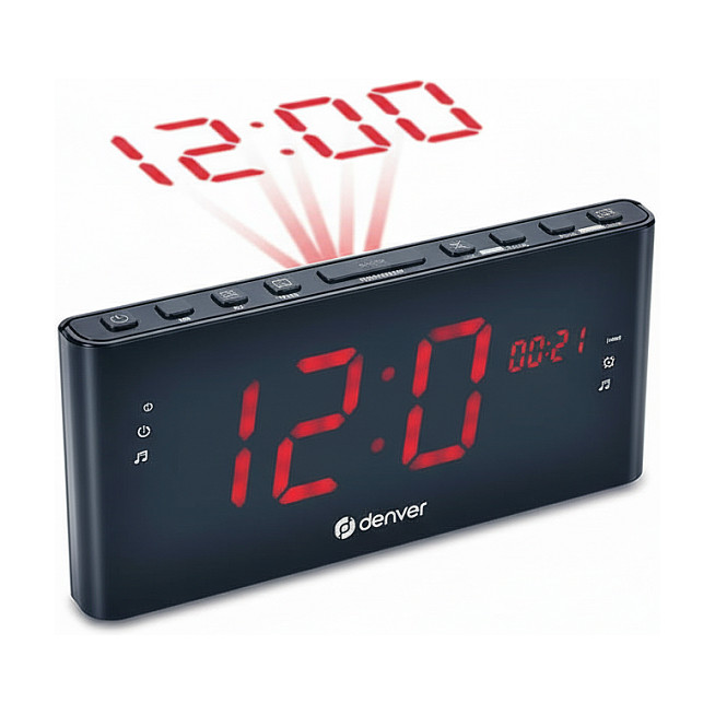 Radio budilica DENVER sa projekcijom CPR-710-0