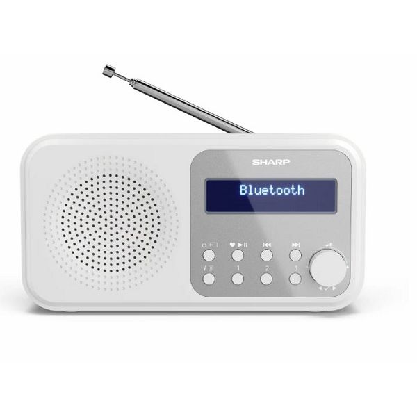 Radio SHARP DR-P420 bijeli (DAB+, DAB, FM, BT, RDS)-0