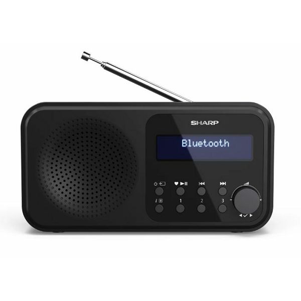 Radio SHARP DR-P420 crni (DAB+, DAB, FM, BT, RDS)-0
