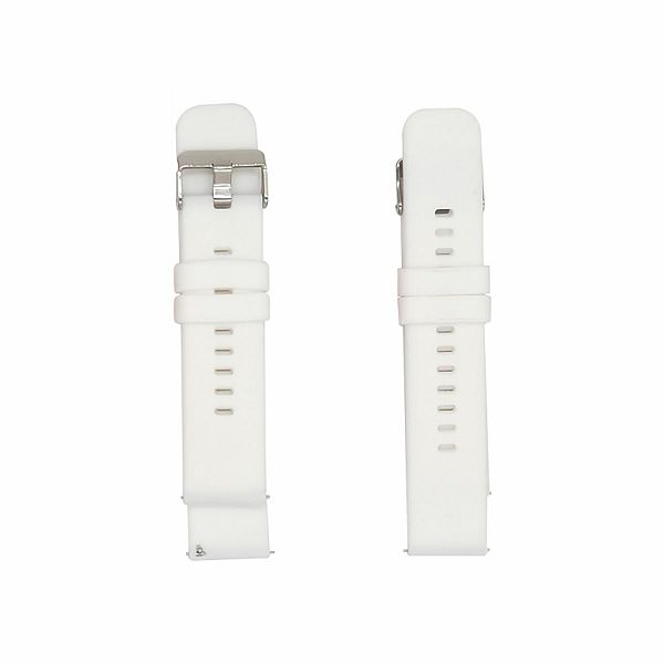 Zamjenski remen MEANIT za smartwatch, 22mm bijeli-0